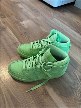 Neon Green BILLIE Eilish High-Top Sneakers